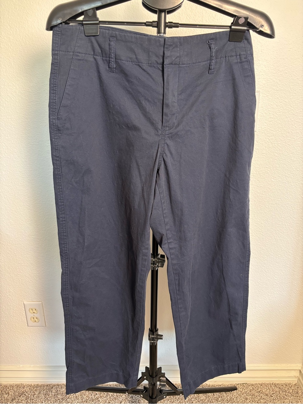 a new day Dark Blue Straight-Leg Chinos